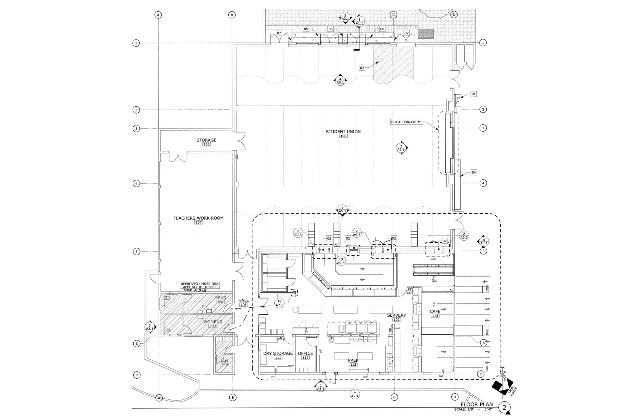 Carlmont High School Cafeteria – WESTON MILES ARCHITECTS